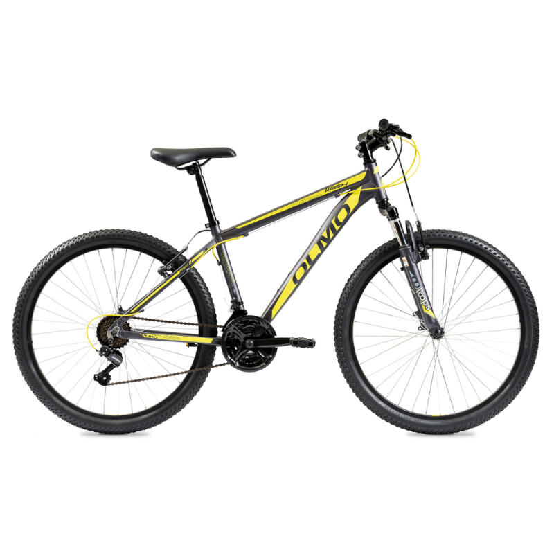 BICICLETA OLMO WISH 260 ROD 26 NEGRO Y AMARILLO