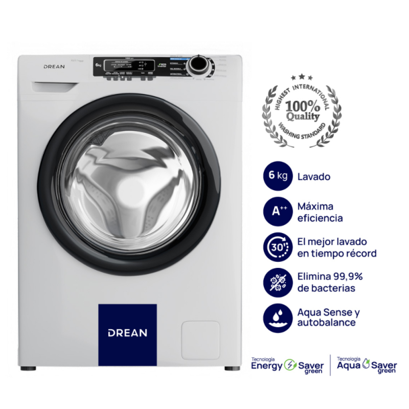 LAVARROPAS DREAN 6.10 BLANCO LFDR0610LBO BLANCO