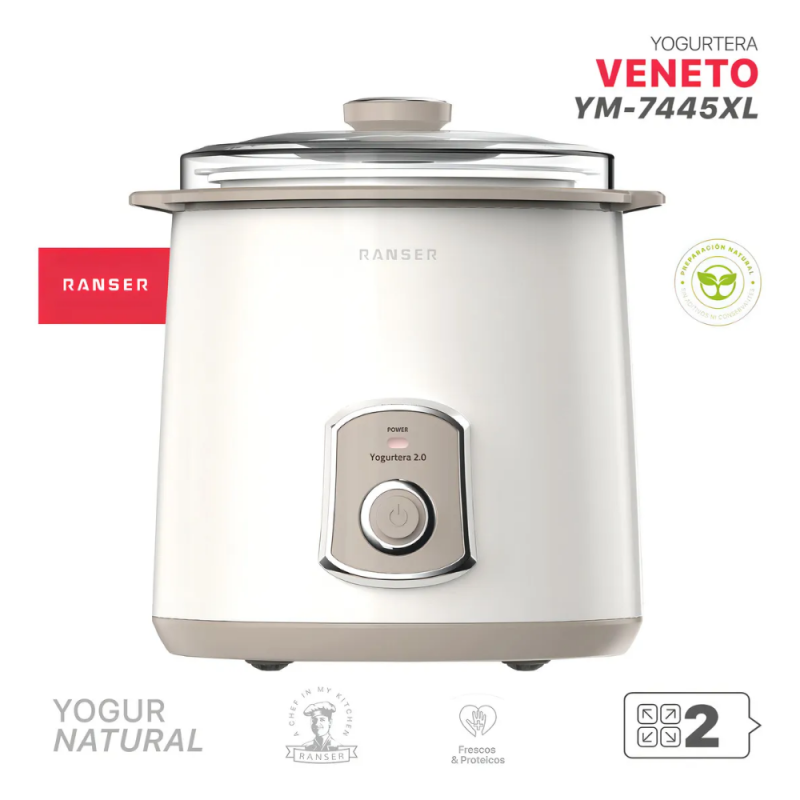 YOGURTERA RANSER VENETO YM-7445XL BLANCA