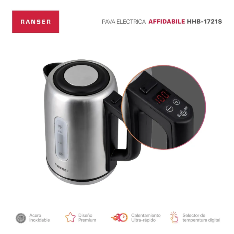 PAVA ELECTRICA RANSER HHB-1721S ACERO