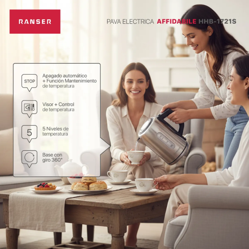 PAVA ELECTRICA RANSER HHB-1721S ACERO