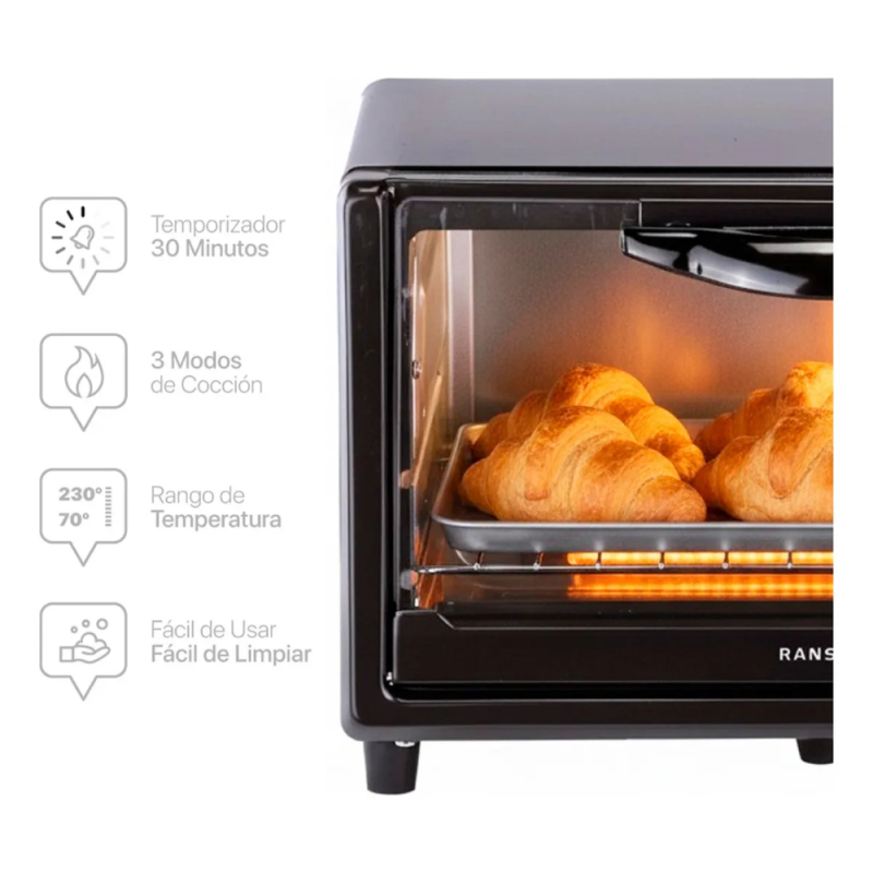 HORNO RANSER ELECTRICO PANIGALE HE-700M 750W