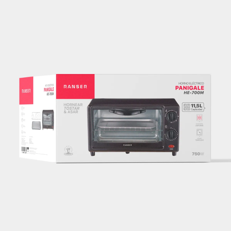 HORNO RANSER ELECTRICO PANIGALE HE-700M 750W