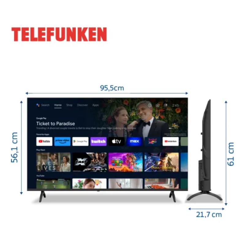 SMART TV TELEFUNKEN 43
