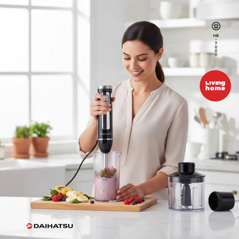 LICUADORA DE MANO DAIHATSU ARZAK HB-7000 800W NEGRO