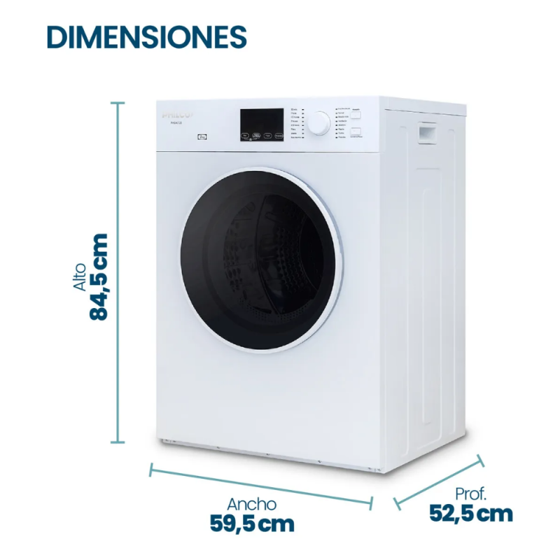 SECARROPAS PHILCO POR VENTILACION 7KG BLANCO PHSA072B BLANCO