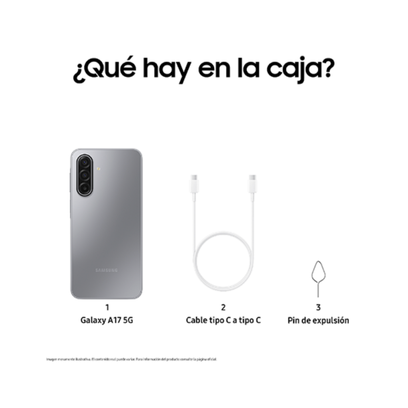 CELULAR SAMSUNG GALAXY A17 8/256 GB GRAY