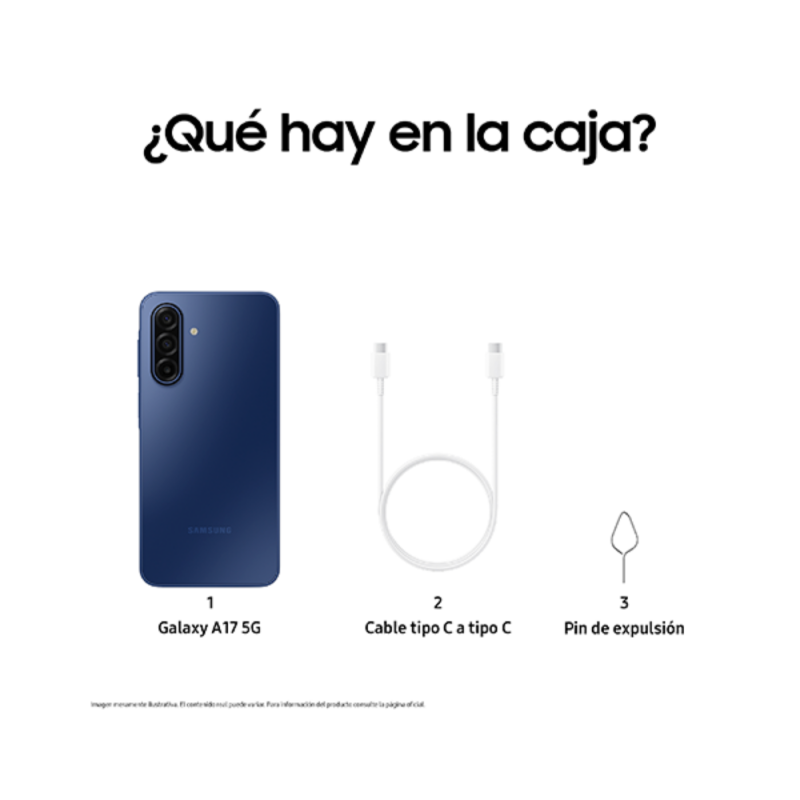 CELULAR SAMSUNG GALAXY A17 8/256 GB BLUE